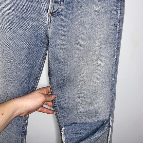 Agolde Riley Hi Rise Straight Crop Jeans - Picture 7 of 11